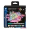 Ecsetirón készlet, STAEDTLER "Pigment brush 371", 12 különböző pasztell szín