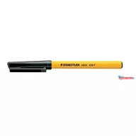   Golyóstoll, 0,3 mm, kupakos, STAEDTLER "Stick 430 F", fekete