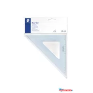   Háromszög vonalzó, műanyag, 45°, 16 cm, STAEDTLER "Mars 567", átlátszó kék