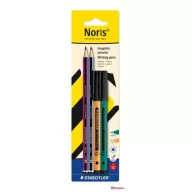   Grafitceruza és tűfilc készlet, STAEDTLER "Noris® colour edition set", narancs+zöld tűfilc