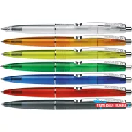   Golyóstoll, 0,5 mm, nyomógombos, vegyes színű test, SCHNEIDER "K20 Icy", kék