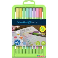   Tűfilc készlet, 0,4 mm, SCHNEIDER "Line-Up Pastel", 8 különböző pasztell szín
