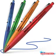   Golyóstoll, 0,5 mm, nyomógombos, SCHNEIDER "Loox", kék
