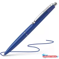   Golyóstoll, 0,5 mm, nyomógombos, SCHNEIDER "Office", kék