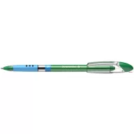   Golyóstoll, 0,5 mm, kupakos, SCHNEIDER "Slider Basic M", zöld