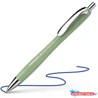   Golyóstoll, 0,7 mm, nyomógombos, SCHNEIDER "Slider Rave XB", organikus zöld