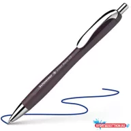   Golyóstoll, 0,7 mm, nyomógombos, SCHNEIDER "Slider Rave XB", szilva lila