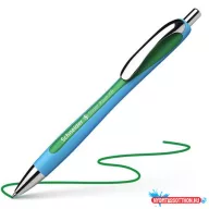   Golyóstoll, 0,7 mm, nyomógombos, SCHNEIDER "Slider Rave XB", zöld