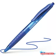   Golyóstoll, 0,5 mm, nyomógombos, SCHNEIDER "Suprimo", kék