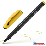 Tűfilc, 0,4 mm, SCHNEIDER "Topliner 967", sárga