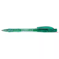   Golyóstoll, 0,38 mm, nyomógombos, STABILO "Liner 308", zöld