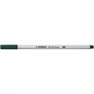 Ecsetirón, STABILO "Pen 68 brush", földeszöld