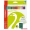 Színes ceruza készlet, hatszögletű, STABILO "GreenColours", 24 különböző szín