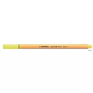 Tűfilc, 0,4 mm, STABILO "Point 88", neon sárga