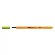 Tűfilc, 0,4 mm, STABILO "Point 88", almazöld