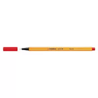 Tűfilc, 0,4 mm, STABILO "Point 88", piros