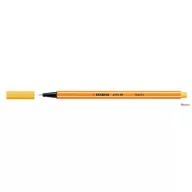 Tűfilc, 0,4 mm, STABILO "Point 88", sárga