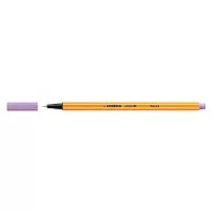 Tűfilc, 0,4 mm, STABILO "Point 88", pasztell-lila