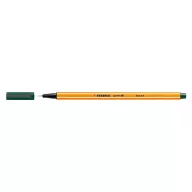 Tűfilc, 0,4 mm, STABILO "Point 88", sötétzöld