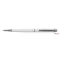 Golyóstoll, fehér "Lille Pen", fehér SWAROVSKI® kristállyal, 14cm, ART CRYSTELLA®