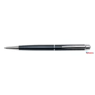   Golyóstoll, fekete "Lille Pen", fehér SWAROVSKI® kristállyal, 14cm, ART CRYSTELLA®