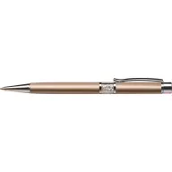   Golyóstoll, arany, középen fehér SWAROVSKI®kristállyal töltve, 14cm, ART CRYSTELLA®