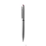  Golyóstoll, ezüst, "Oslo", light siam piros SWAROVSKI® kristállyal, 13 cm, ART CRYSTELLA®