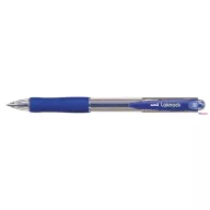   Golyóstoll, 0,3 mm, nyomógombos, UNI "SN-100 Laknock", kék