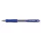 Golyóstoll, 0,3 mm, nyomógombos, UNI "SN-100 Laknock", kék