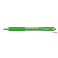   Golyóstoll, 0,3 mm, nyomógombos, UNI "SN-100 Laknock", zöld