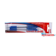   Golyóstoll, 0,4 mm, nyomógombos, UNI "SN-101 Laknock Fine", kék