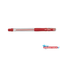   Golyóstoll, 0,3 mm, kupakos, UNI "SG-100 Lakubo", piros