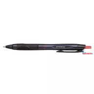   Golyóstoll, 0,35 mm, nyomógombos, fekete tolltest, UNI "SXN-157S Jetstream Sport Eco", piros
