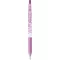 Zseléstoll, 0,33 mm, nyomógombos, csíkos test, ZEBRA "Sarasa Clip Pastel", pasztell-lila
