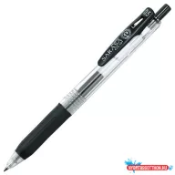   Zseléstoll, 0,33 mm, nyomógombos, ZEBRA "Sarasa Clip", fekete
