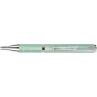   Golyóstoll, 0,24 mm, teleszkópos, pisztáciazöld tolltest, ZEBRA "SL-F1", kék