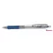 Golyóstoll, 0,21 mm, nyomógombos, ZEBRA "Tapli Clip ECO", kék