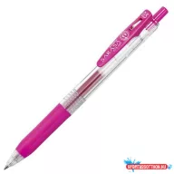   Zseléstoll, 0,33 mm, nyomógombos, ZEBRA "Sarasa Clip", magenta