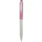 Golyóstoll, 0,24 mm, teleszkópos, rozsdamentes acél, pink tolltest, ZEBRA "Telescopic Metal Stylus", kék