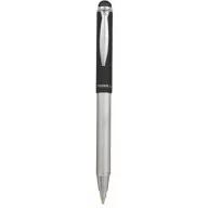   Golyóstoll, 0,24 mm, teleszkópos, rozsdamentes acél, grafitszürke tolltest, ZEBRA "Telescopic Metal Stylus", kék
