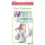   Írószer készlet, ZEBRA "Manga Set, One Umbrella", 5 darabos