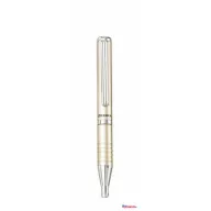   Golyóstoll, 0,24 mm, teleszkópos, pezsgő színű tolltest, ZEBRA "SL-F1", kék