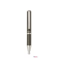   Golyóstoll, 0,24 mm, teleszkópos, metálszürke tolltest, ZEBRA "SL-F1", kék