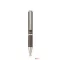 Golyóstoll, 0,24 mm, teleszkópos, metálszürke tolltest, ZEBRA "SL-F1", kék