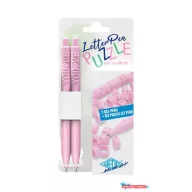   Zseléstoll, nyomógombos, kirakós, 2 db, WEDO "Letter Pen Puzzle", rózsaszín