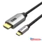 Vention USB-C/M ->HDMI/M (4K, alu), 1,5m, kábel