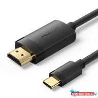 Vention USB-C -> HDMI 2m (4K,fekete), kábel