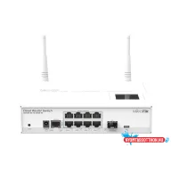   MikroTik CRS109-8G-1S-2HnD-IN 8port GbE LAN SFP uplink 802.11b/g/n Cloud Router Switch