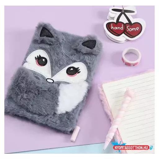 Szőrös notesz - róka (A5)