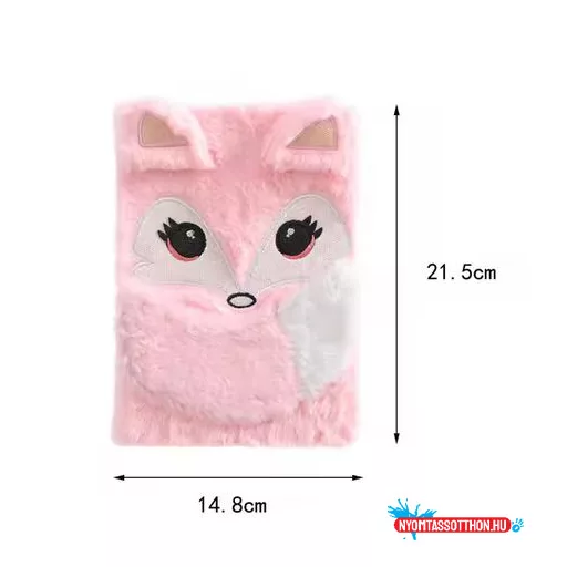 Szőrös notesz - róka (A5)